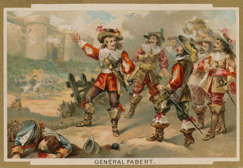 General Fabert, fransk soldat fra det 17. århundrede af French School
