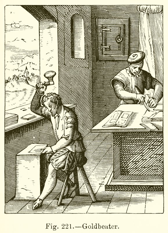 Goldbeater af French School