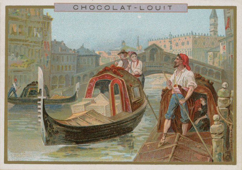 Gondol, Venedig af French School