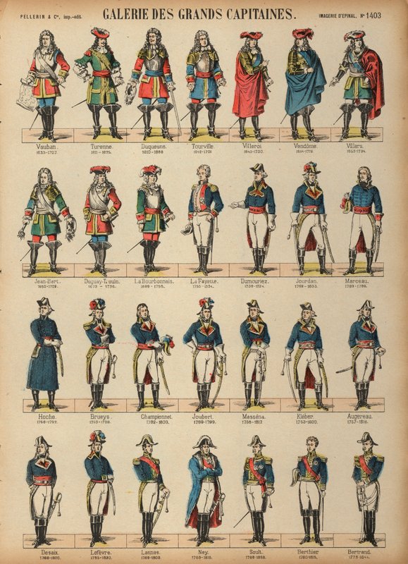 Great French military commandersdani af French School