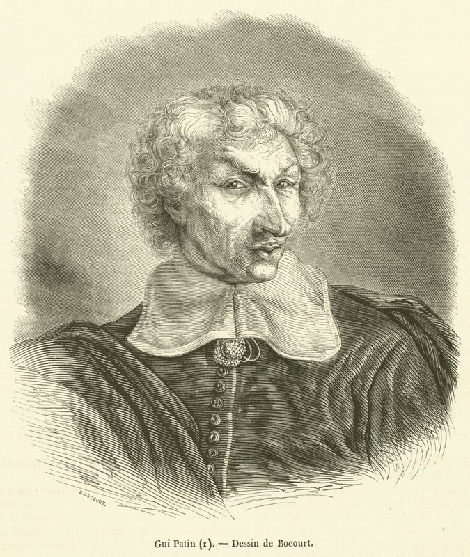 Gui Patin (gravering) af French School