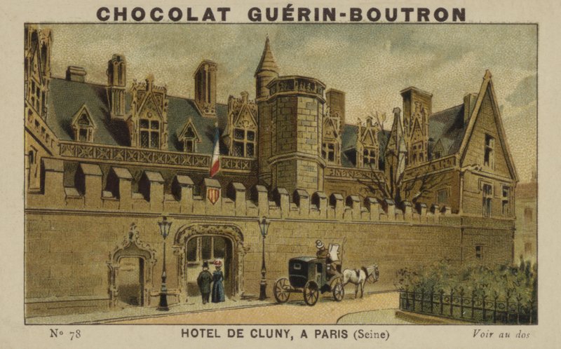 Hotel de Cluny, i Paris, Seinen af French School