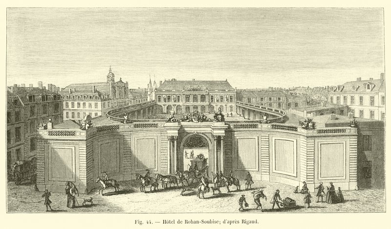 Hotel de Rohan-Soubise; efter Rigaud af French School