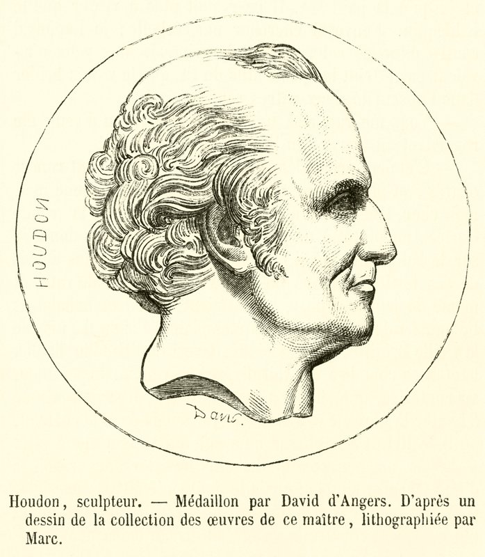 Houdon, billedhugger (gravering) af French School