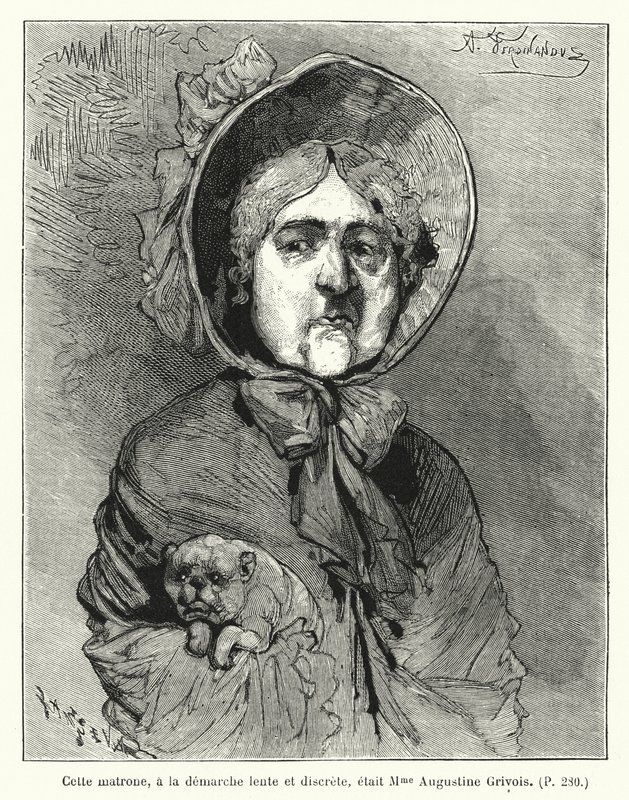 Illustration til Le Juif Errant (gravering) af French School