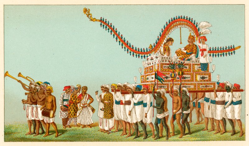 Indien kostume af French School