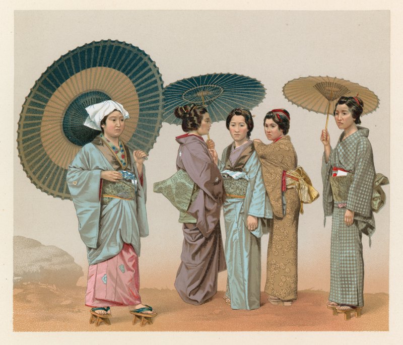 Japan kostume af French School