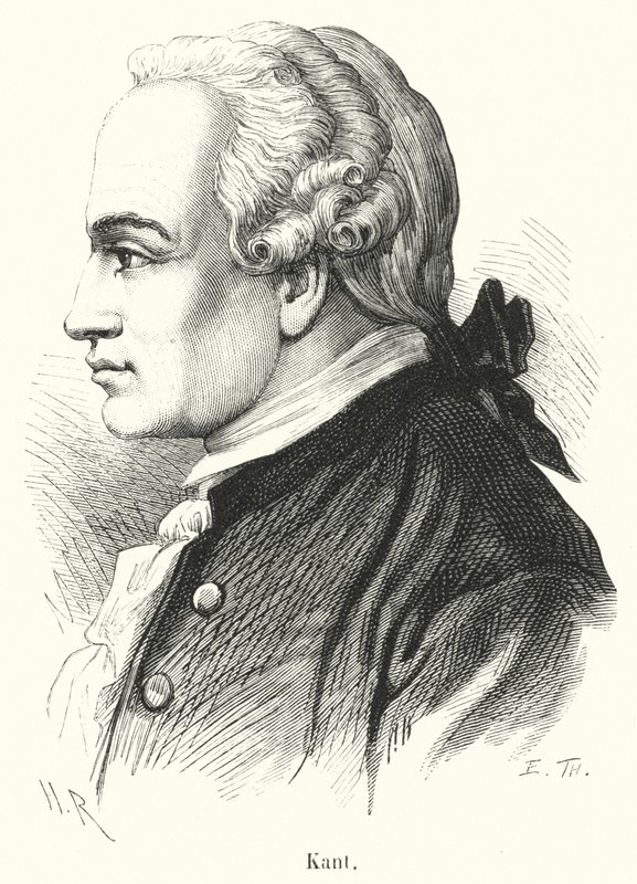 Kant (gravering) af French School