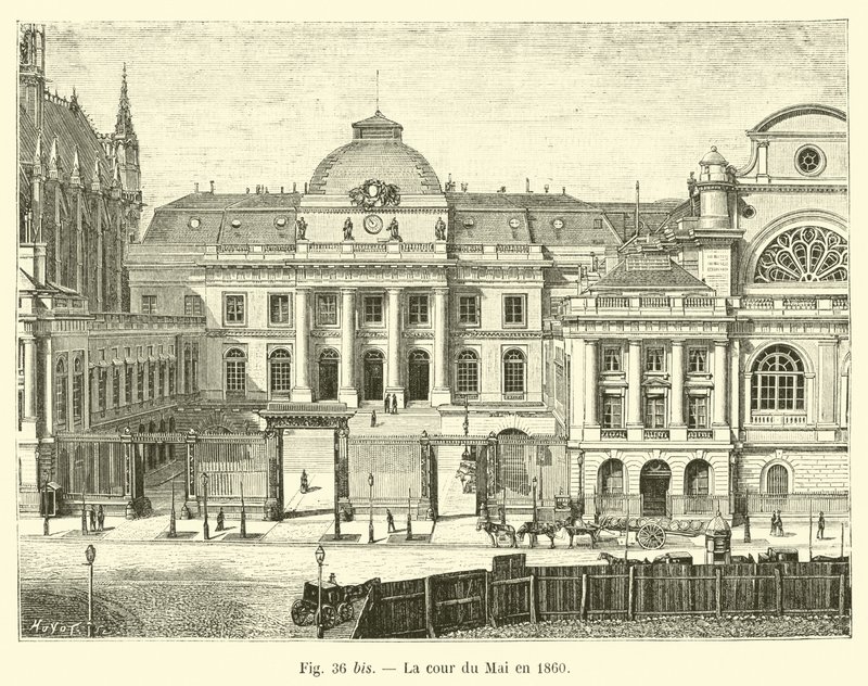 Majretten i 1860 af French School