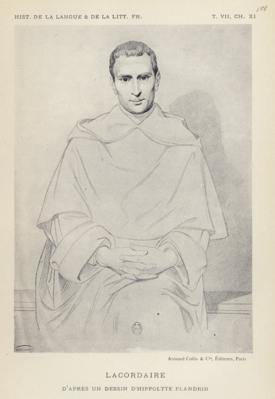 Lacordaire (litho) af French School