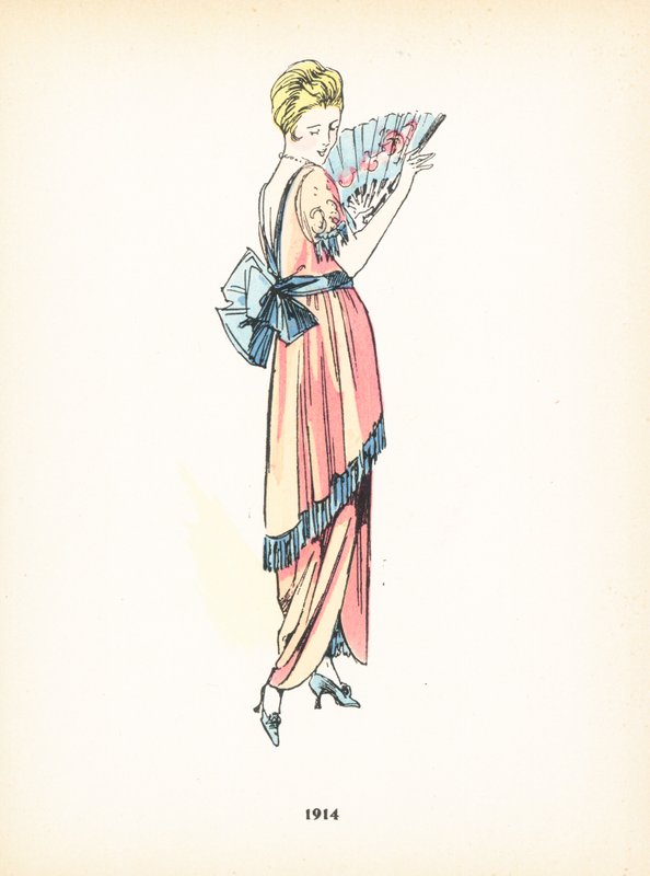 Damemode, 1914 af French School