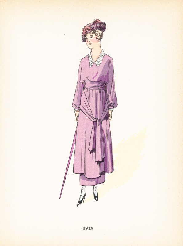 Damemode, 1915 af French School
