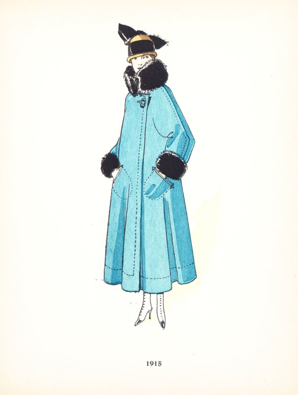 Damemode, 1915 af French School