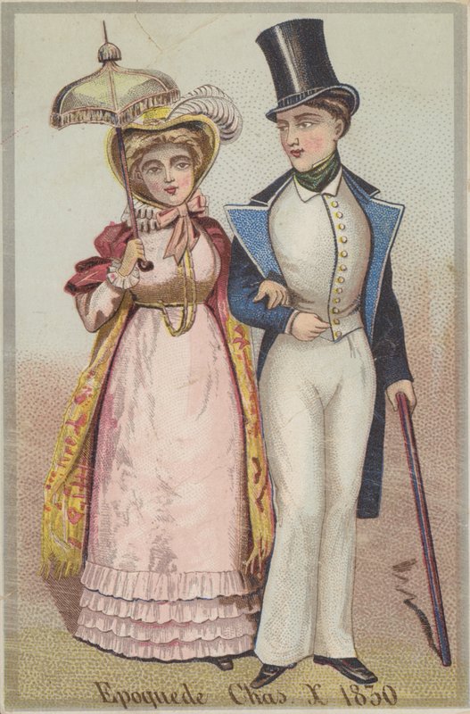 Lady og Gent Walking af French School