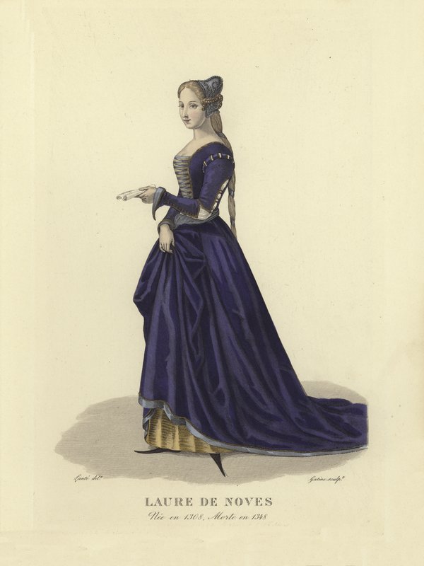 Laure de Noves af French School