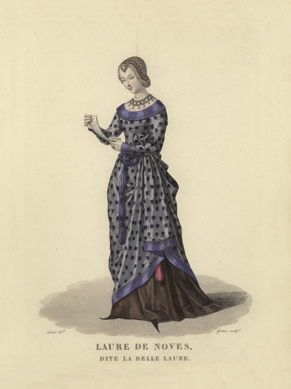 Laure de Noves af French School