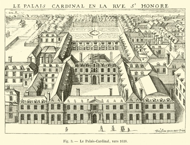Palais-Cardinal, omkring 1638 af French School