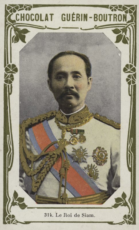 Le Roi de Siam (coloured photo) af French School