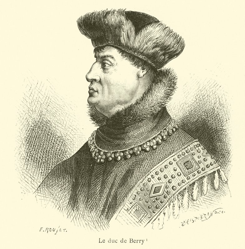 Le duc de Berry (gravering) af French School