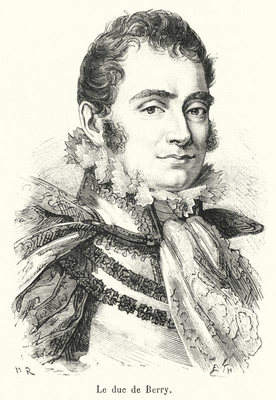 Le duc de Berry (gravering) af French School