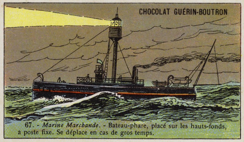 Lightship (chromolitho) af French School