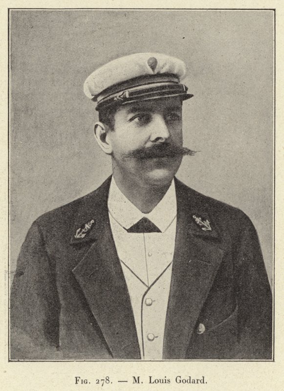 M Louis Godard (gravering) af French School