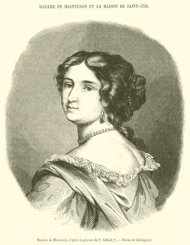 Madame de Maintenon (gravering) af French School