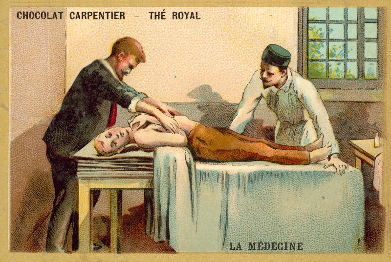 Medicin (chromolitho) af French School