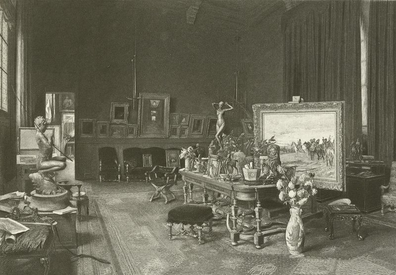 Meissoniers Atelier (dybtryk) af French School
