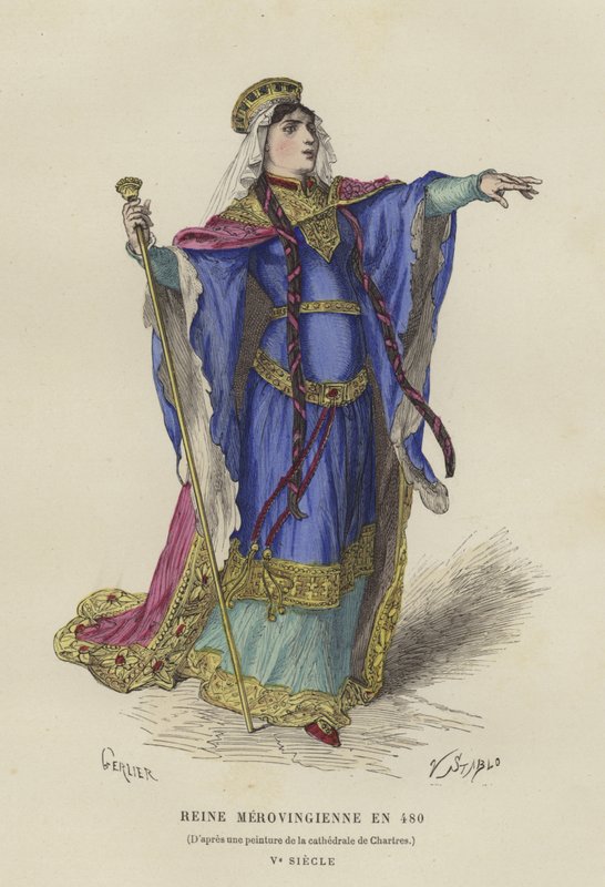 Merovingerdronning, 480 af French School