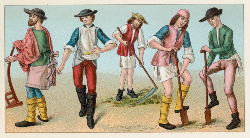 Middelalderdragt af French School