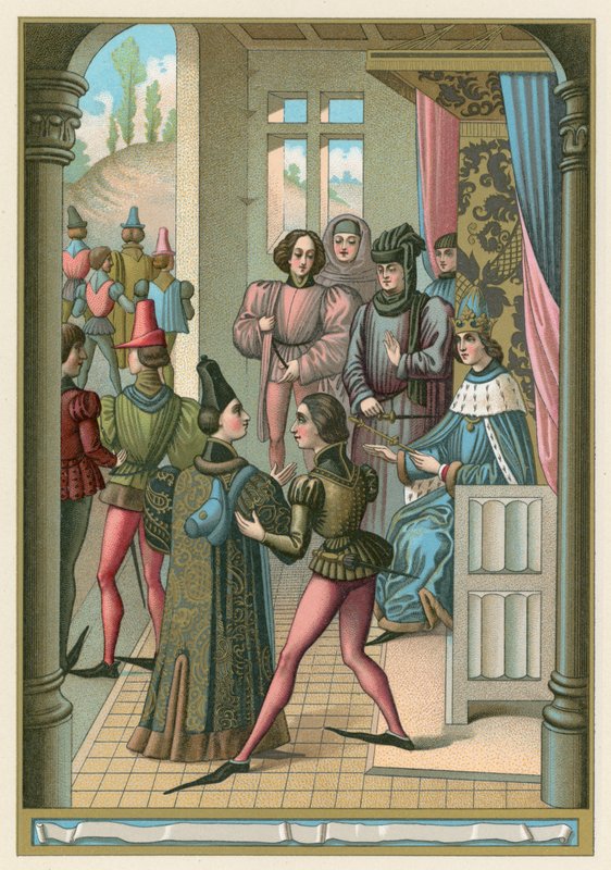 Middelalderdragt af French School