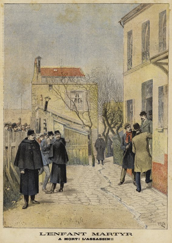 Mord på et lille barn, Frankrig, 1897 af French School