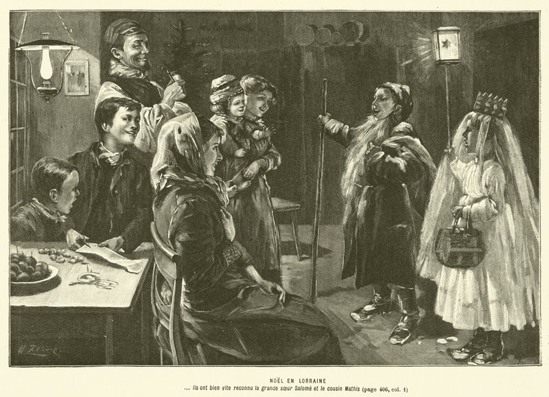 Jul i Lorraine (gravering) af French School