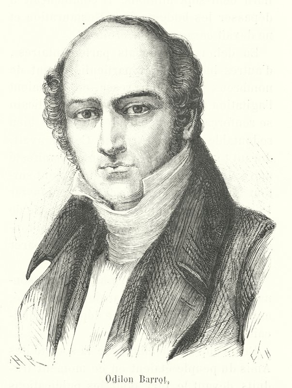 Odilon Barrot (gravering) af French School