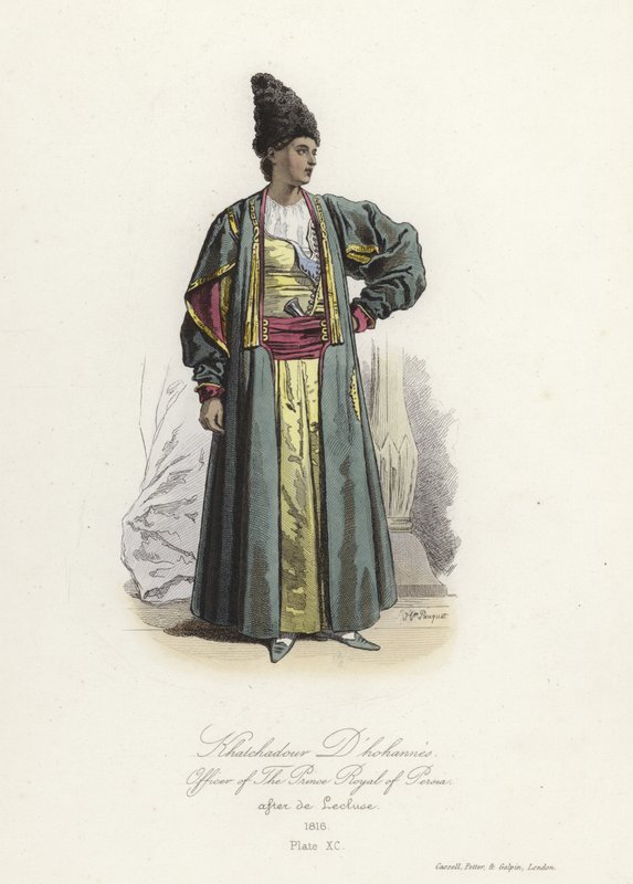 Officer for Prince Royal of Persia af French School