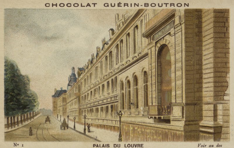 Louvre-paladset af French School
