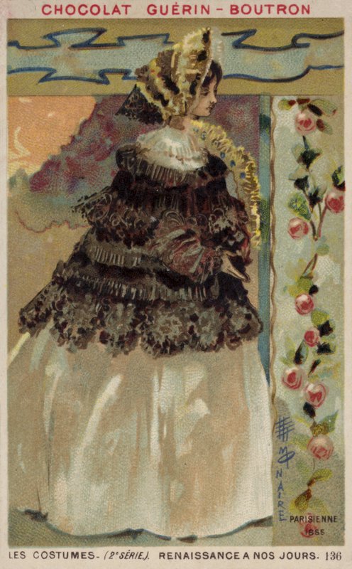 Parisisk mode, 1855 af French School
