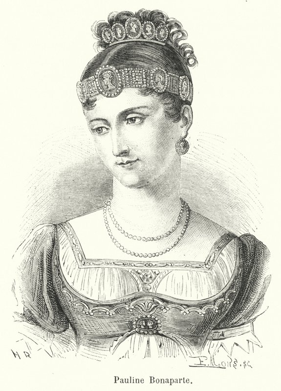 Pauline Bonaparte (gravering) af French School