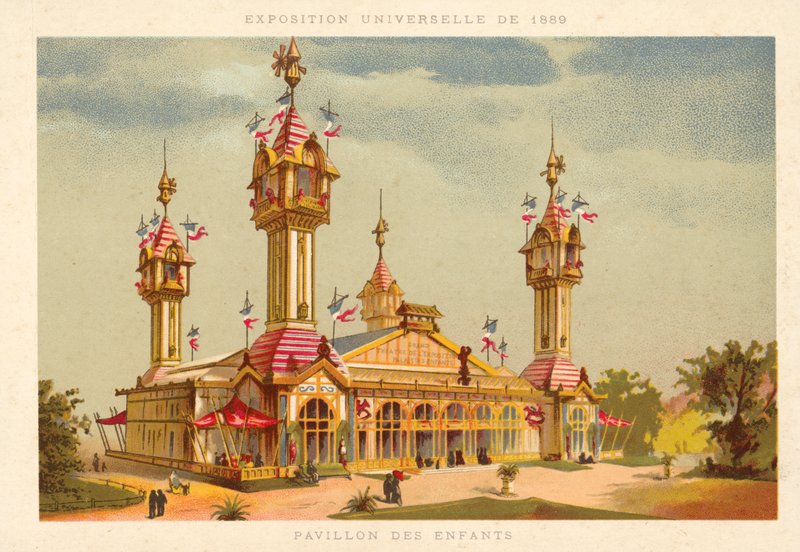 Børnepavillonen, Verdensudstilling 1889, Paris af French School