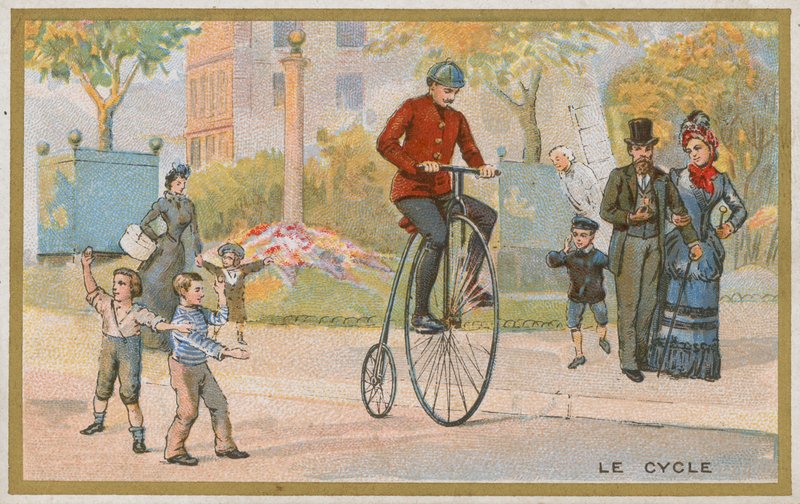 Penny Farthing af French School