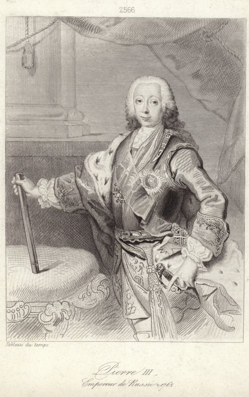 Peter III af Rusland af French School