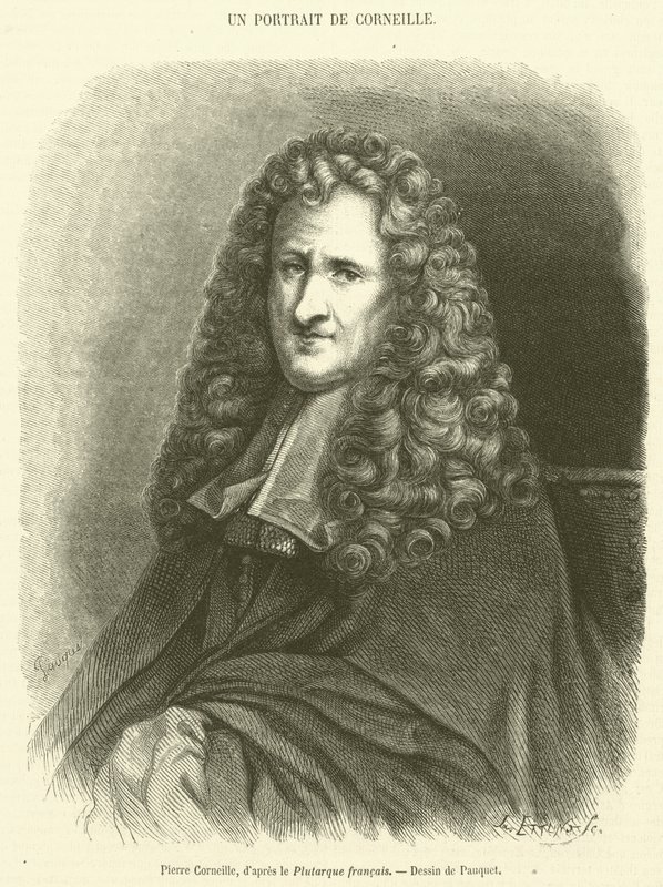 Pierre Corneille (gravering) af French School