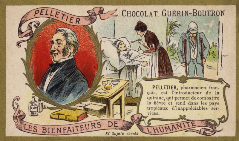 Pierre Joseph Pelletier, fransk kemiker (chromolitho) af French School