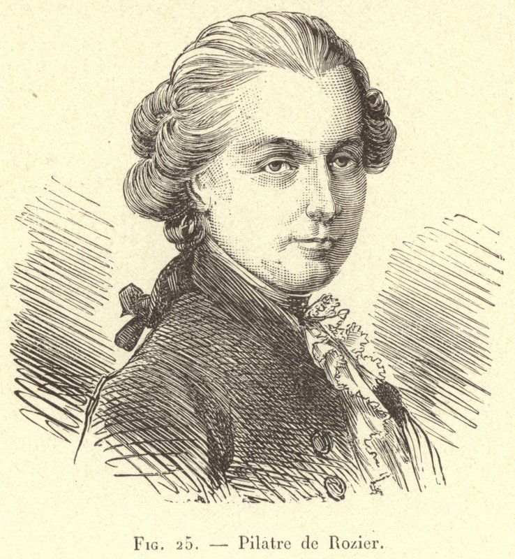 Pilatre de Rozier (gravering) af French School