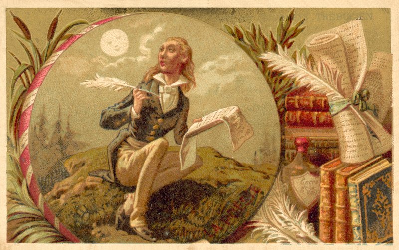 Poesi (chromolitho) af French School