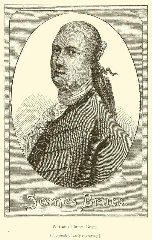 Portræt af James Bruce (gravering) af French School