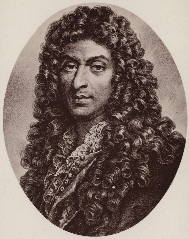 Portræt af Jean-Baptiste Lulli af French School