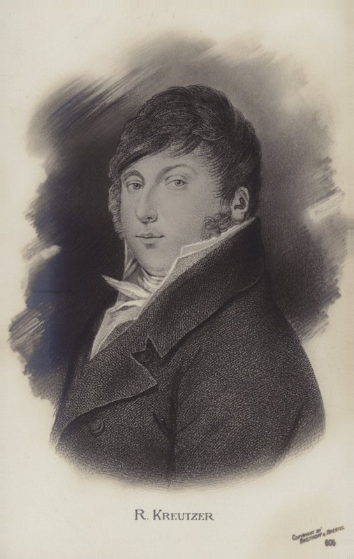 Portræt af Rodolphe Kreutzer af French School