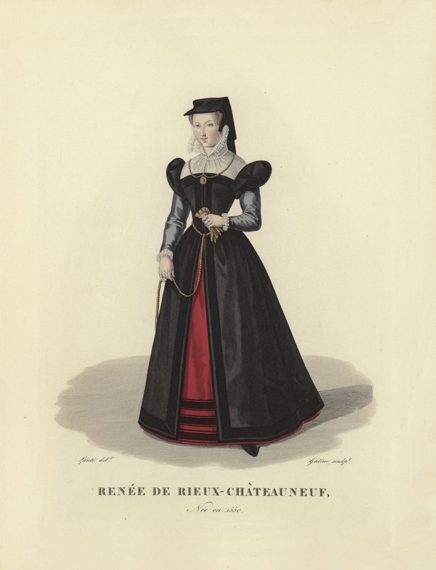 Renee de Rieuf, La Belle Chateauneuf af French School
